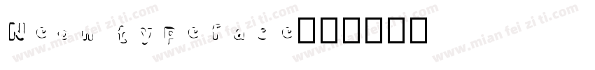 Neon typeface字体转换